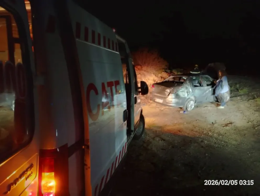 Vuelco en la Ruta Nacional 237 deja dos heridos trasladados | La calle ...