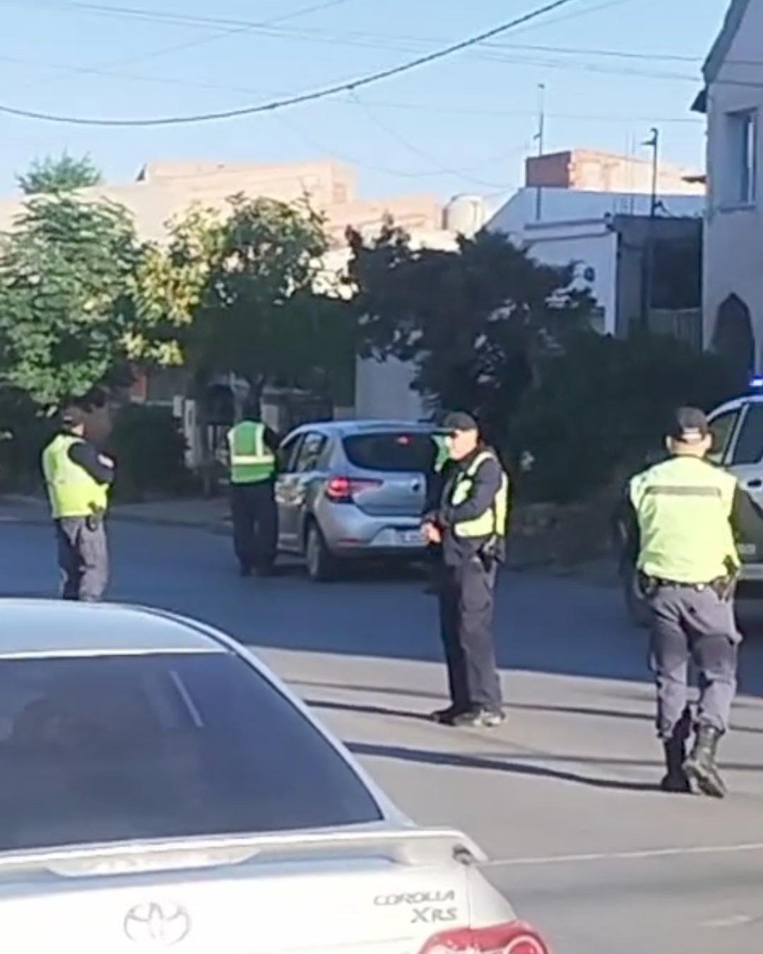 Operativo de la policía.